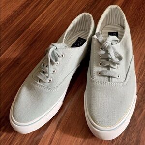 Cole Haan Light Gray Canvas Sneakers